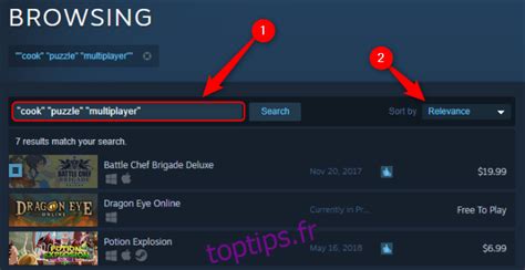 Recherche Steam.